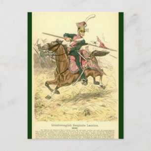 Prussiaanse danseres briefkaart