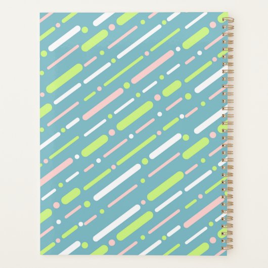 Prussian Blue Line Pattern Planner (Dos)