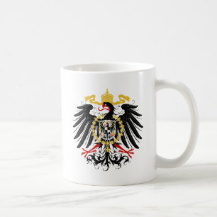 Prussian Eagle Red Black en Gold Koffiemok