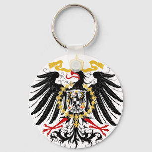 Prussian Eagle Red Black en Gold Sleutelhanger