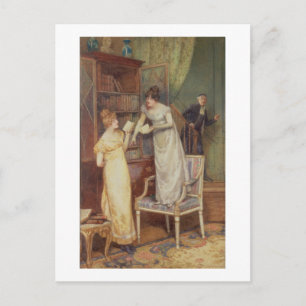 Prying Eyes, 1901 (w/c verhoogd met wit) Briefkaart