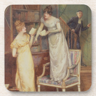 Prying Eyes, 1901 (w/c verhoogd met wit) Onderzetter