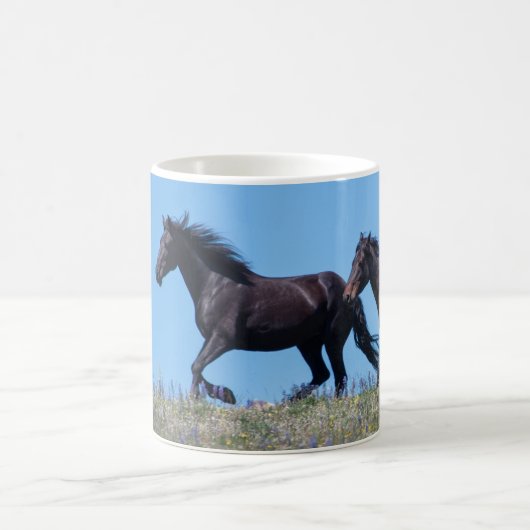 Pryor Mountain Wild Mustang Coffee Mug (Centre)