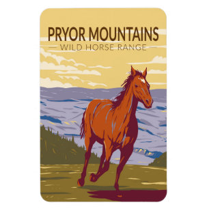 Pryor Mountains Wild Horse Range  Magneet