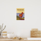 Pryor Mountains Wild Horse Range Poster (Keuken)