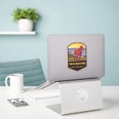 Pryor Mountains Wild Horse Range Sticker (Laptop op bureau)