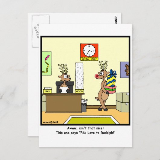 PS: Liefde Briefkaart (Voorkant / Achterkant)