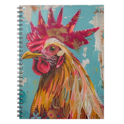 PS Nature Designs, beau Carnet de coq BoHo (Devant)