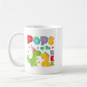 Ps Of The Two Rex 2nd Birthday Boy Dinosaur T-rex Koffiemok (Links)