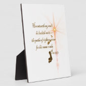 Psa 23.3 De Heer is mijn schaar Fotoplaat (Zijkant)