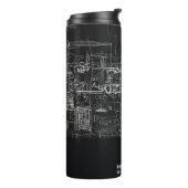 PSA Madison Travel Coffee Mug Thermosbeker (Gedraaid links)