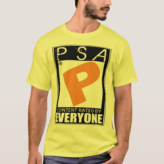 PSA RATED T-SHIRT (Voorkant)