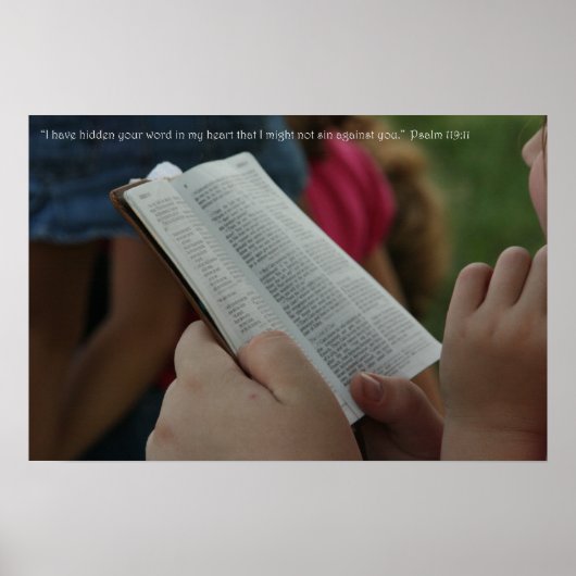 Psalm119:11 Poster (Voorkant)
