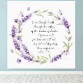 Psalm23:4 impression de toile (Insitu (Plancher de Bois))