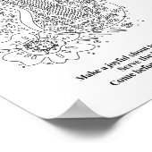 Psalm 100:1-2 poster (Hoek)