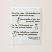 Psalm 100:4-5 legpuzzel (Verticaal)