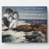 Psalm 100:5/ familiefoto fotoplaat (Voorkant)