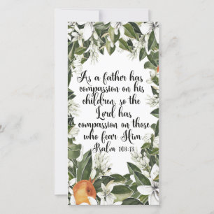 Psalm 103:13, Aquarel Bijbelbladwijzer