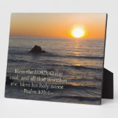 psalm 103:1 fotoplaat (Zijkant)