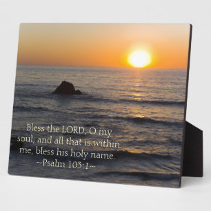 psalm 103:1 fotoplaat