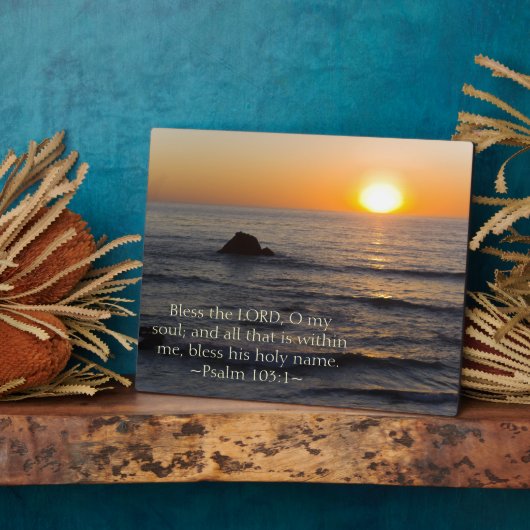 psalm 103:1 fotoplaat (Zijkant)