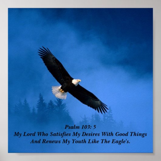 psalm 103:5 poster (Voorkant)