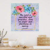 psalm 103:8 poster (Keuken)