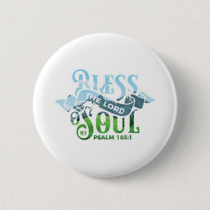 Psalm 103 Christelijk ontwerp Ronde Button 5,7 Cm