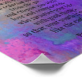 Psalm 103 Zegen de Heer Poster (Hoek)