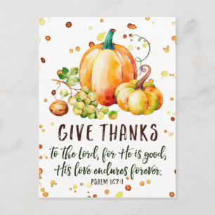 Psalm 107:1, Dankkaart Briefkaart