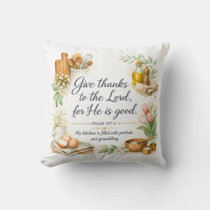 Psalm 107:1, Messiaanse Joodse decoratie, Bijbelve Kussen