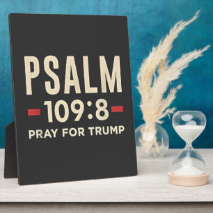 Psalm 109:8 Bid voor de inauguratie van Trump Fotoplaat