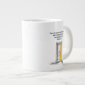 Psalm 112:7 Bible Verse Christian Gift Mug Extra Grote Beker (Voorkant rechts)