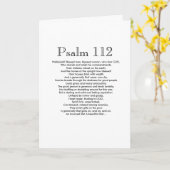 Psalm 112 Gelukkige Verjaardag! Kaart (Gele Bloem)