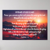 Psalm 113: 1-6 Poster (Voorkant)