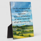 Psalm 116:1-2 fotoplaat (Zijkant)