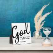 Psalm 116:7 God is het Teken van de Manuscript van Fotoplaat (Insitu)