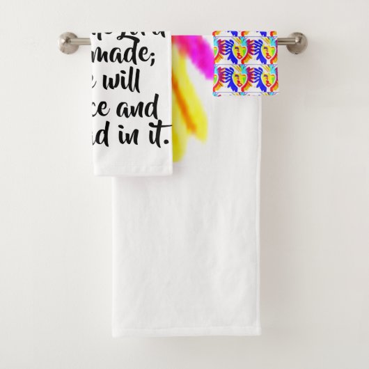 Psalm 118:24 Badhanddoekset – Legendarisch Kind Ho Bad Handdoek (Insitu)