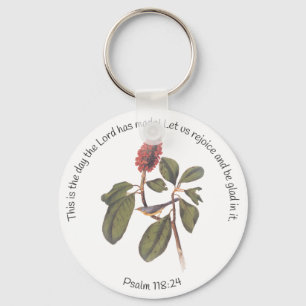 Psalm 118:24 Canada Warbler Sleutelhanger