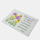 Psalm 118:24 Dit is de Dag van de Heer Deurmat (Schuin)