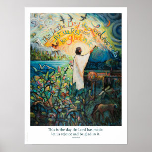 Psalm 118:24 Poster, dit is de dag Poster