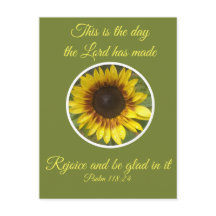 Psalm 118:24 Zonnebloem