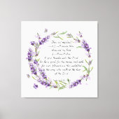 Psalm 118: 28-119:1 acryldruk canvas afdruk (Voorkant)