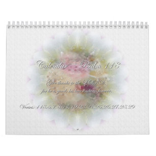 Psalm 118 ~ Agenda voor scripts Kalender