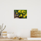Psalm 118 Daffodil Poster (Keuken)