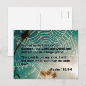 Psalm 118 - Ik riep de Heer op Briefkaart (Voorkant / Achterkant)