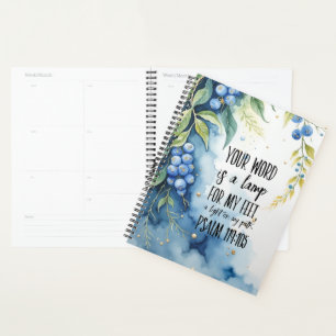 Psalm 119:105 Bijbeltekst op Afbeelding Planner