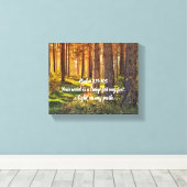 Psalm 119:105 canvas afdruk (Insitu (Houten vloer))