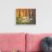 Psalm 119:105 canvas afdruk (Insitu (Woonkamer))
