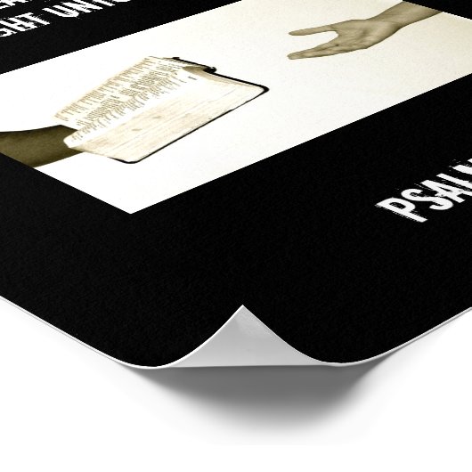 Psalm 119:105 Canvas Poster (Hoek)